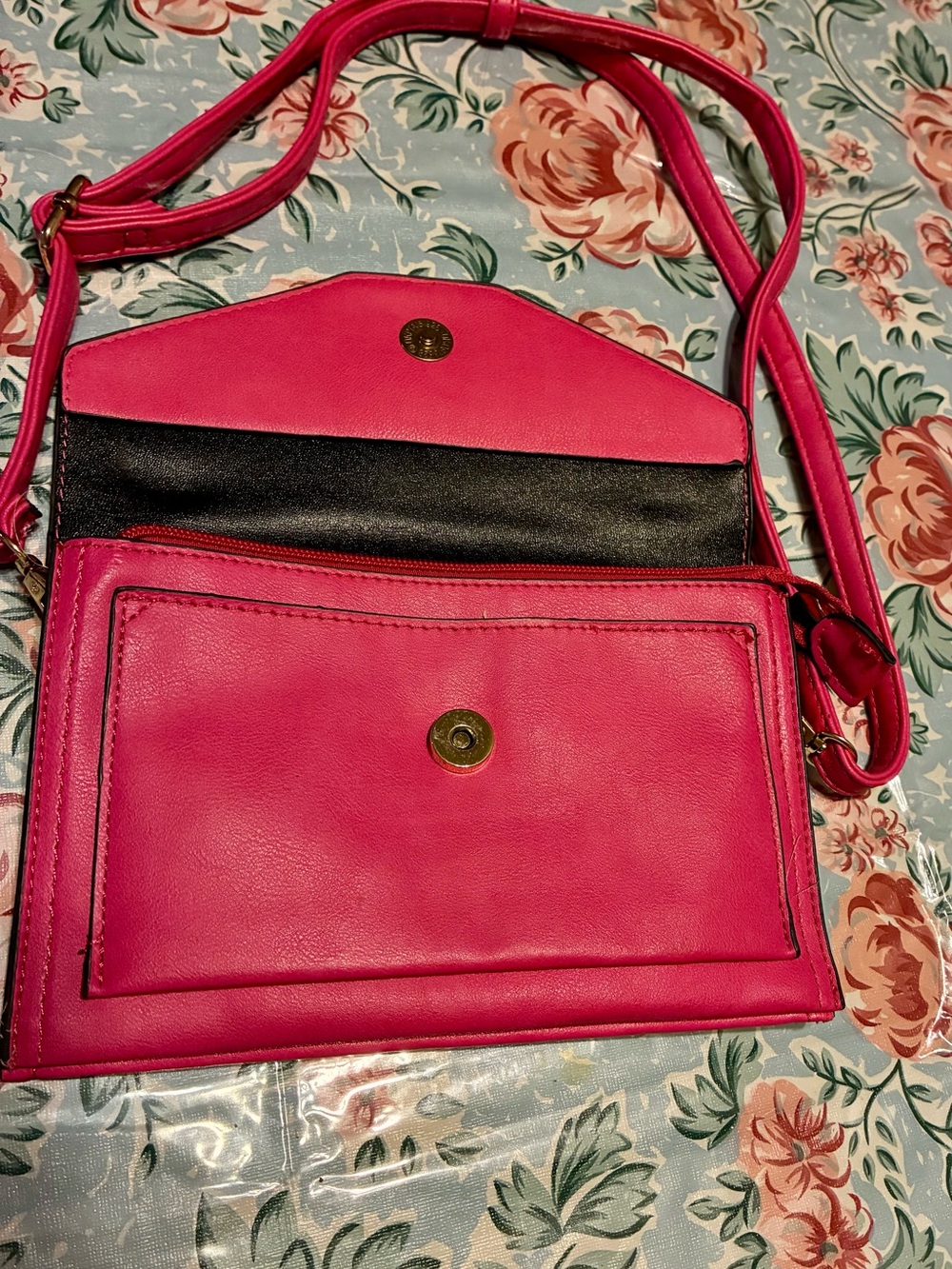 Isabelle Peta Hot Pink Crossbody Women's Bag
